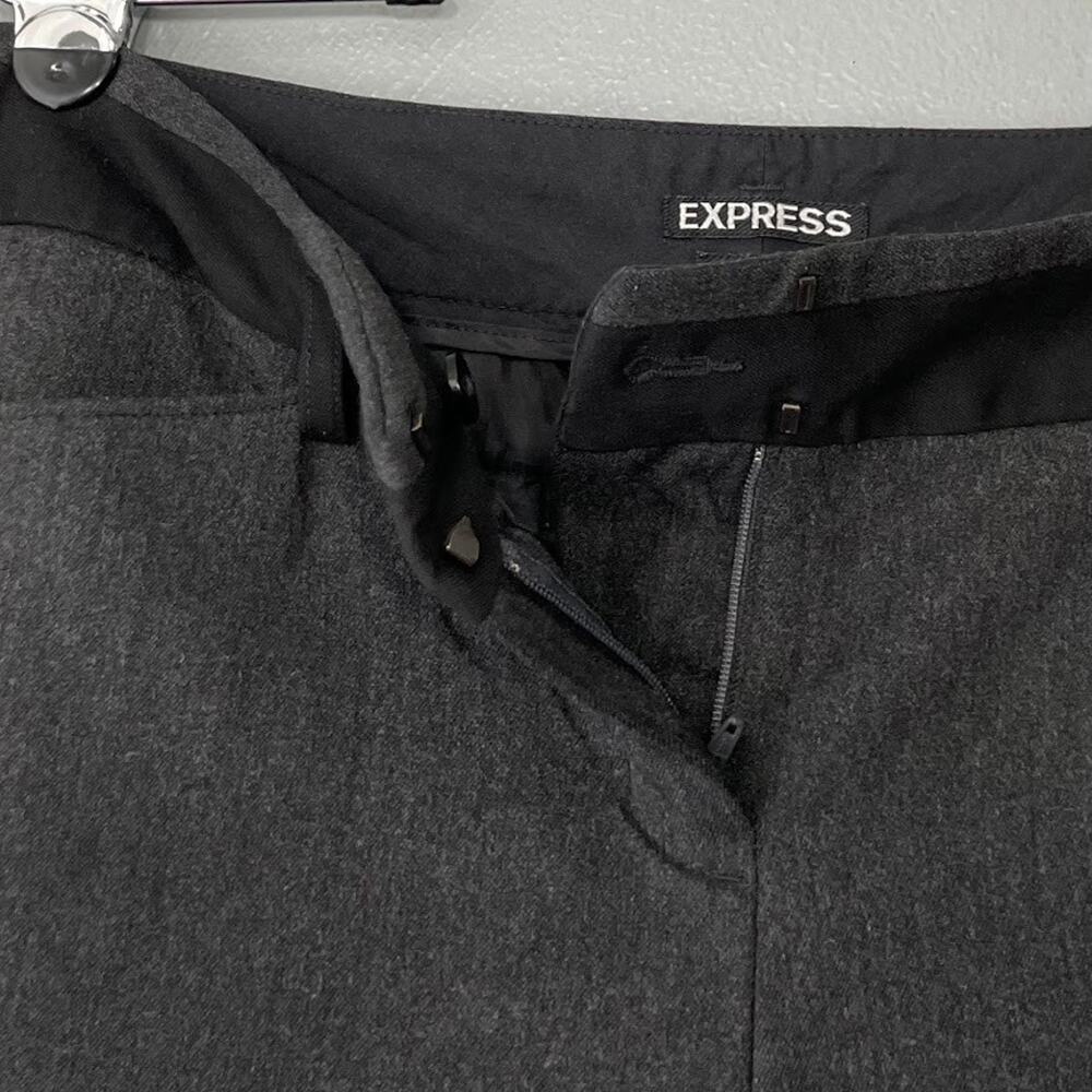 Express Editor Low Rise Size 6 Charcoal Gray Dres… - image 5